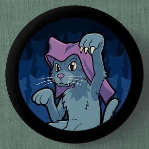 Bakeneko - Japansk Katt Yokai Knapp