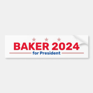 Baker 2024 stötfångare bildekal