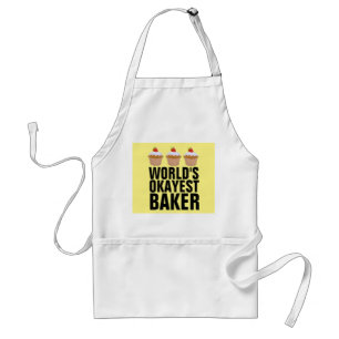 BAKER APRONS WORLDS OKAYEST FÖRKLÄDE