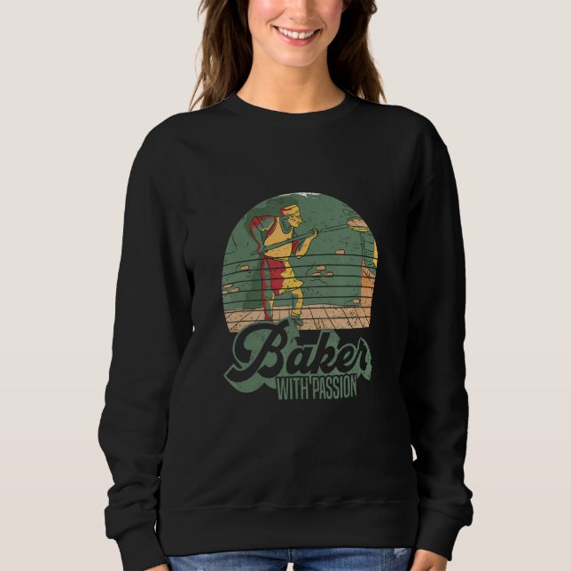 Baker Aus Leidenschaft Bakery Pastry Shop B T Shirt (Framsida)