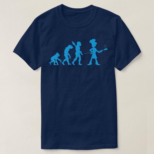 Baker, bagerier, brödsbakning evolution 224 t shirt (Design framsida)