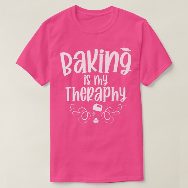 Baker & Bake Fläkt of Baking Supplies & Baking She T Shirt (Design framsida)