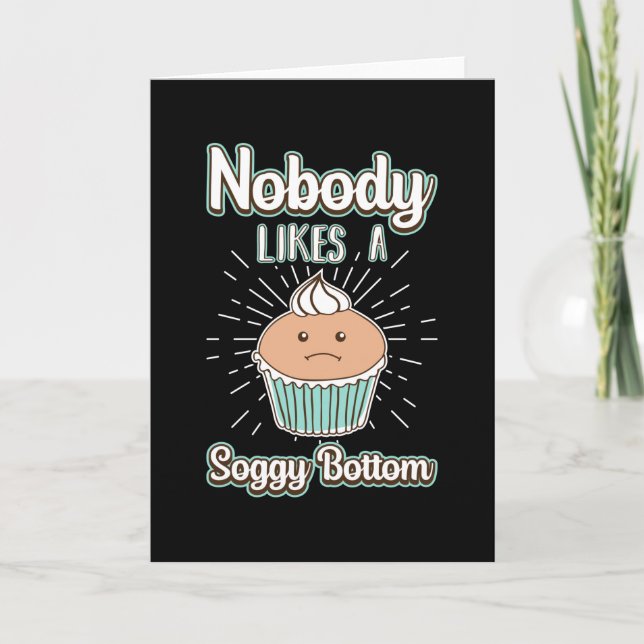 Baker Bakery Baking Cake Bake Bake Gift Idea Kort (Framsida)