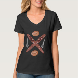 Baker Baking Bread Fransk Baguette Bake Pastry Che T Shirt