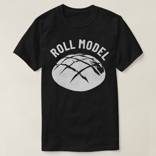 Baker  Baking Bread Roll Model Baker Bread  T Shirt (Design framsida)