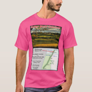 Baker Bluff Overlook fall på Natchez Trace Par T Shirt