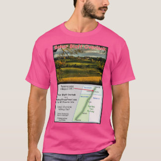 Baker Bluff Overlook fall på Natchez Trace Par T Shirt