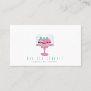 Baker Cake Bakery Dekoratör Cupcakes Cake Stand Visitkort