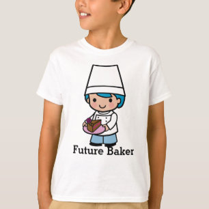 Baker/Chef-pojke med choklad kummelkaffe T Shirt