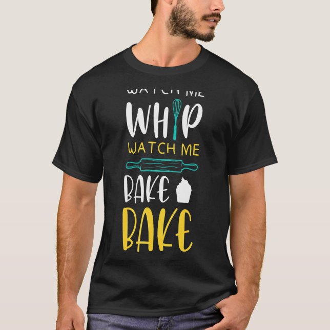 Baker Chefs Cake Bakers Cuptårta Bakers Whisky T Shirt (Framsida)