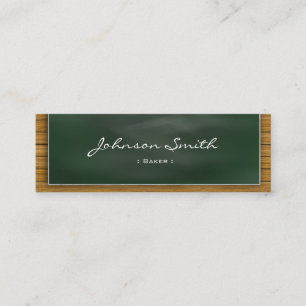 Baker - Coola Blackboard Personal Mini Visitkort