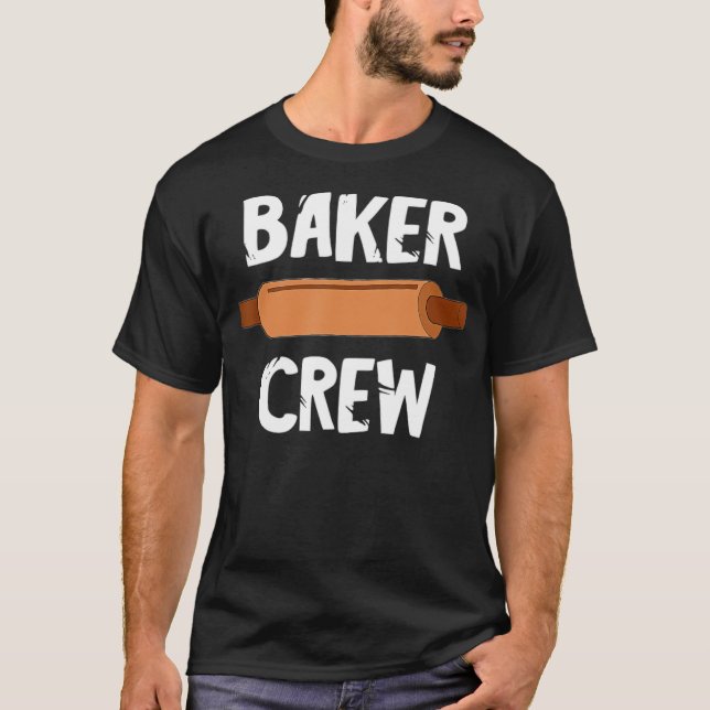 Baker Crew Baking Squad Bread Bakery Team african  T Shirt (Framsida)