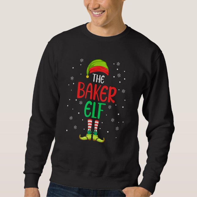 Baker Elf Lång Ärmad Tröja (Framsida)