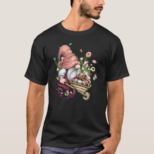 Baker Gnomes Tomte Scandinavian Baking Garden Gn T Shirt (Framsida)