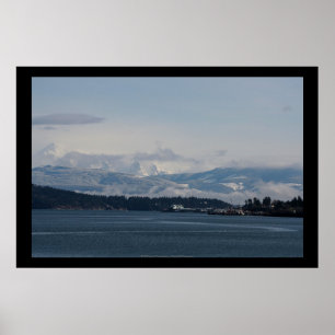 Baker, Guemes Island och Rosario Strait Poster