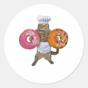 Baker i Kattunge flaxade sina åsnor Runt Klistermärke