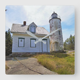 Baker Island fyr, Maine Fyrkantig Klocka