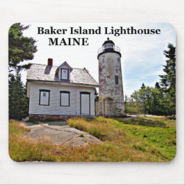 Baker Island fyr, Maine Mousepad Musmatta