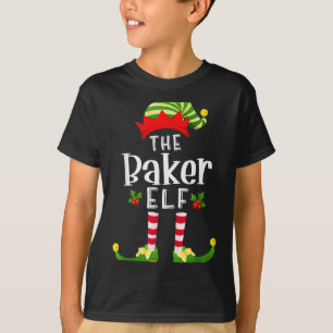 Baker jul tomte matchande pyjamas jul fest t shirt