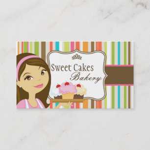 Baker Kopp Cakes Bakery Sweet Treats, Affärskort Visitkort