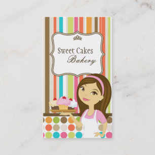 Baker Kopp Cakes Bakery Sweet Treats, Affärskort Visitkort