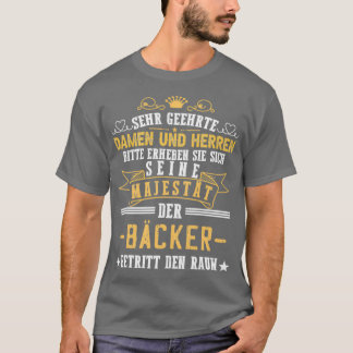 Baker Master Baker Say Confecer T Shirt