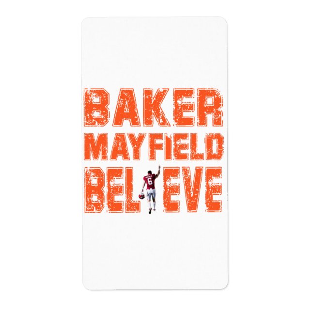 Baker Mayfield Essential Cool T-shirt  Viktig  Fraktsedel (Framsidan)