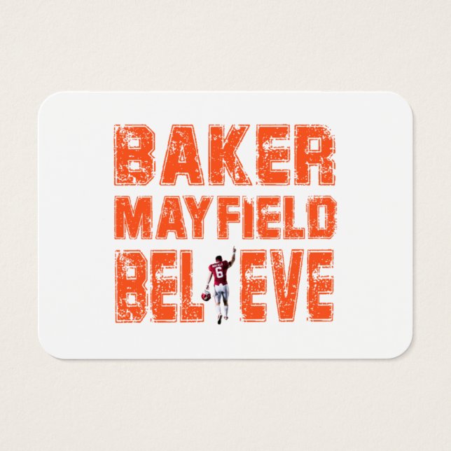 Baker Mayfield Essential Cool T-shirt  Viktig Visitkort (Framsidan)
