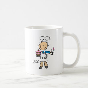 Baker med kummel kaffemugg