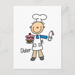 Baker med kummel vykort