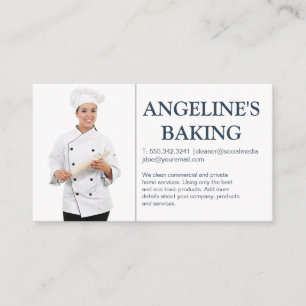 Baker med Rolling Pin Visitkort