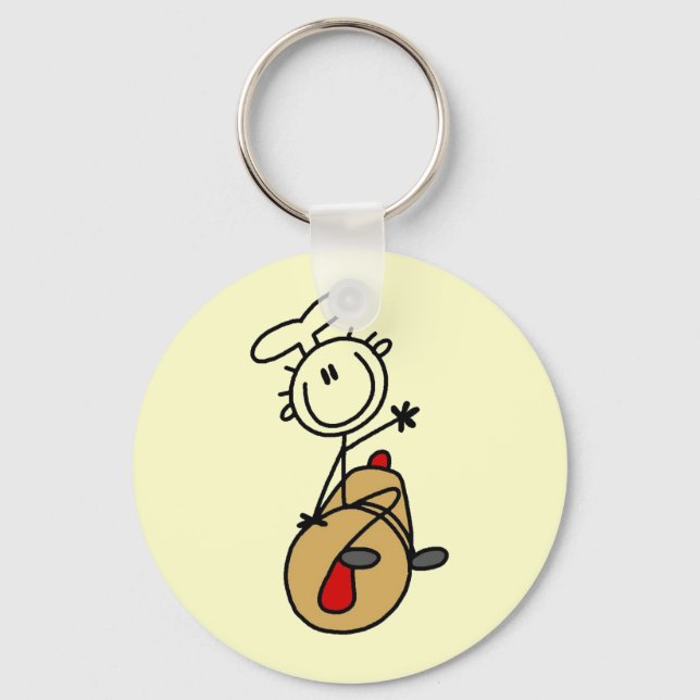 Baker med rullande stift nyckelring (Framsida)