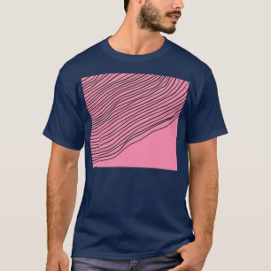 Baker Miller Rosa Abstrakt Rand Edition T Shirt