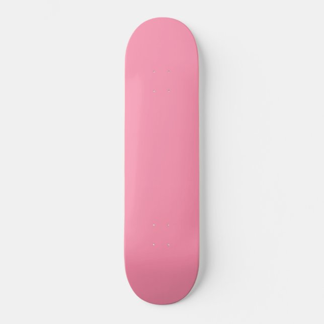 Baker-Miller rosa (färg i fast form) Mini Skateboard Bräda 18,5 Cm (Framsida)