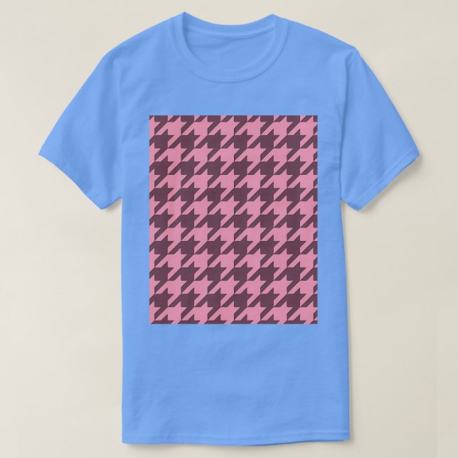 Baker Miller Rosa Houndstooth mönster Graphic T Shirt (Design framsida)