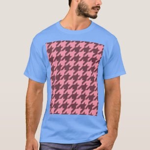 Baker Miller Rosa Houndstooth mönster Graphic T Shirt