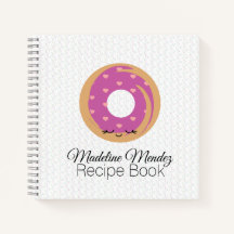 Baker Munkring Spiral Anteckningsbok Barn Receptbo