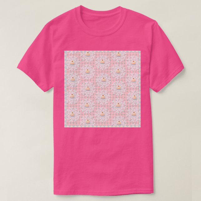 Baker Nacke Gator Cakes and Doilies Bakery T Shirt (Design framsida)