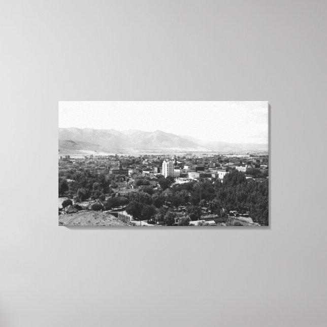 Baker, Oregon Town View PhotographBaker, ELLER Canvastryck (Framsida)