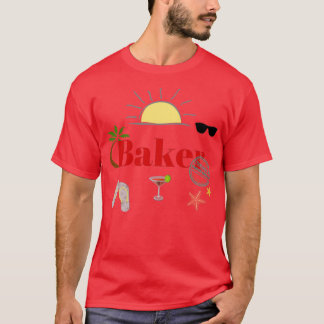 Baker på semester t shirt
