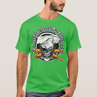 Baker Skull 6 Låt bran rulla T Shirt