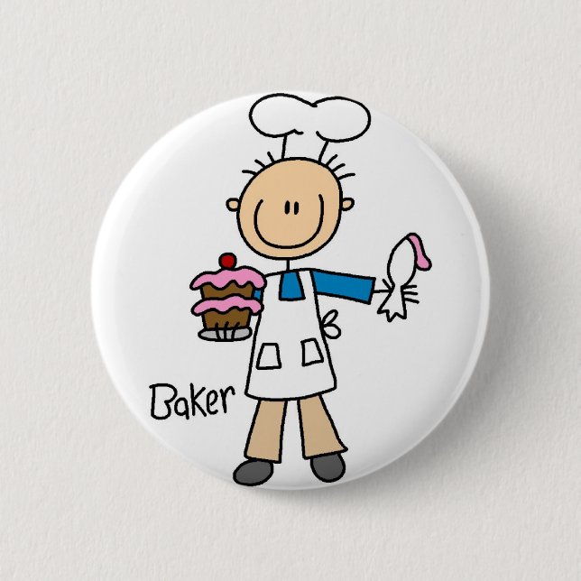 Baker Stick Figure Knapp (Framsida)