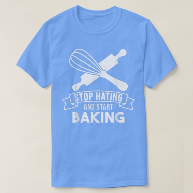 Baker - stoppa upphettning av Baking Confectioner  T Shirt (Design framsida)