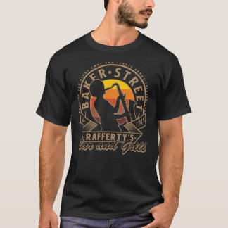 Baker Street Pub och Grill Raffertys avslappnade F T Shirt