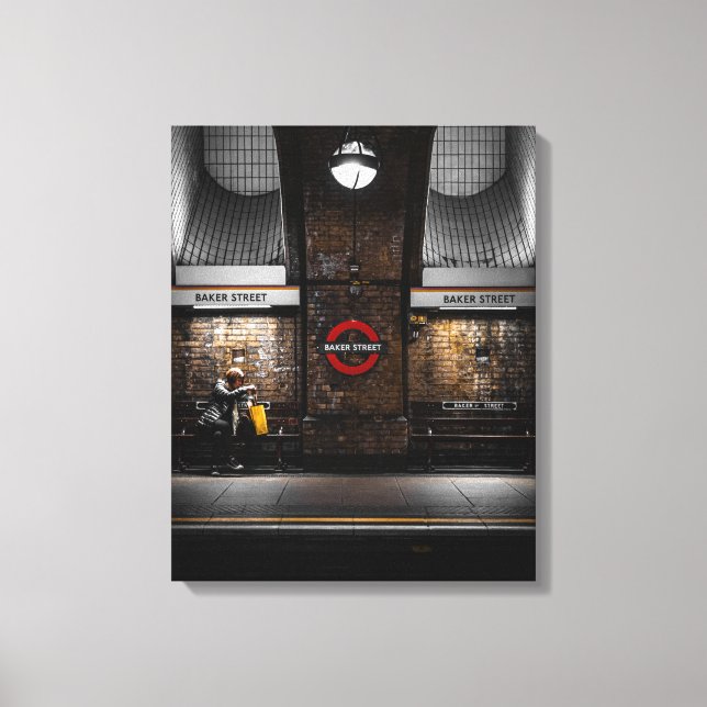 Baker Street Tube Station Canvas - London (Framsida)