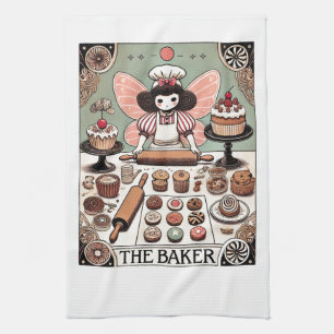 Baker Tarot Card Fairy Kökshandduk