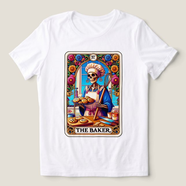Baker Tarot T Shirt (Design Framsida)