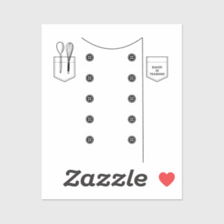 Baker under utbildning klistermärken