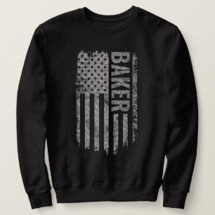 Baker USA Flag Distressed design Lång Ärmad Tröja