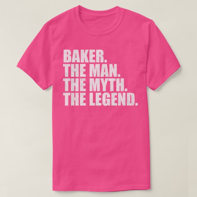 BakerBaker Namn Baker gav namn T Shirt (Design framsida)